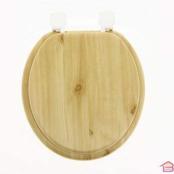 ABATTANT WC IMITATION BOIS DE PIN 43 CM Abattants D coration