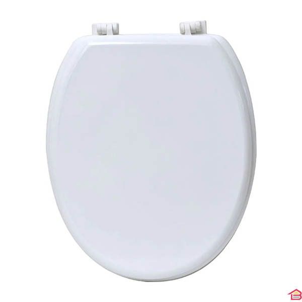 ABATTANT WC 18 POUCES EN BOIS MDF BLANC Abattants WC Décoration