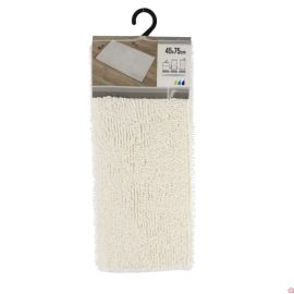 TAPIS POLYESTER 45 X 75CM - BLANC