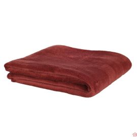 PLAID MICROFIBRE BORDEAUX 125X150CM