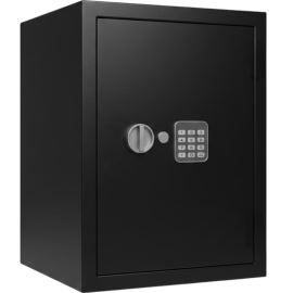 COFFRE-FORT ÉLECTRONIQUE BASIQUE 3F 500 AVEC CODE DE SÉCURITÉ PROGRAMMABLE ET CLÉS DE SECOURS