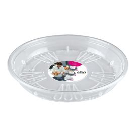 UNI SAUCER ROND 28CM TRANSPARENT