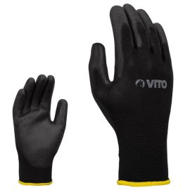 GANTS EXTRA FINS EN PU XL 10'' VITO