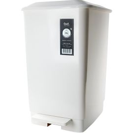 POUBELLE À PÉDALE 50 LITRES EN PLASTIQUE RÉSISTANT BECLASSIC