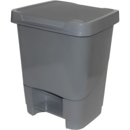 POUBELLE À PÉDALE EN PLASTIQUE 20 LITRES AVEC COUVERCLE FERMETURE HYGIÉNIQUE