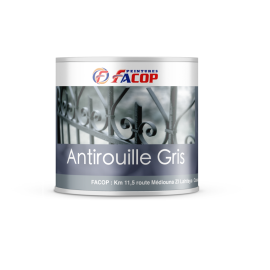PEINTURE ANTIROUILLE GRISE 4 KG