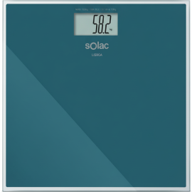 PÈSE-PERSONNE ÉLECTRONIQUE SOLAC ULTRA-PLAT 30X30 CM AVEC AFFICHAGE NUMÉRIQUE