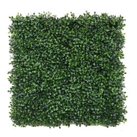 PANNEAU MURAL DE PLANTES ARTIFICIELLES 3D BOXWOOD 50x50 CM