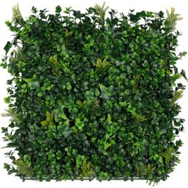 PANNEAU MURAL DE PLANTES ARTIFICIELLES 3D TROPICAL 50x50 CM