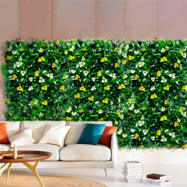 PANNEAU MURAL DE PLANTES ARTIFICIELLES 3D BOUGAINVILLEA 50X50 CM
