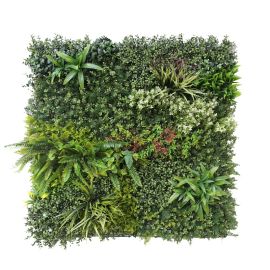 PANNEAU MURAL DE PLANTES ARTIFICIELLES 3D MEADOW 100x100 CM