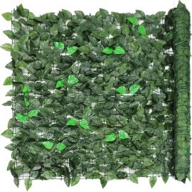 BRISE VUE POUR JARDIN RÉSISTANTE AUX UV VERTE 1 X 3 M POUR CLÔTURE TERRASSE ET MUR EXTÉRIEUR