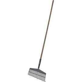 BALAI RÂTEAU DE JARDIN GARDENA NATURELINE FSC 100% AVEC MANCHE EN BOIS ET TÊTE EN PLASTIQUE