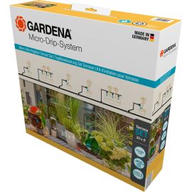 KIT D’ARROSAGE GOUTTE À GOUTTE POUR BALCON ET TERRASSE 30 PLANTES GARDENA