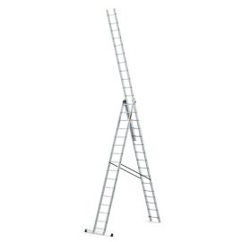 ÉCHELLE MULTIFONCTIONNELLE EN ALUMINIUM 3X16 ÉTAPES PRO DRABEST