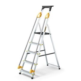 ÉCHELLE EN ALUMINIUM ALDP+P5 150KG 5 MARCHES DRABEST