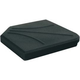 DALLE DE PARASOL EN BÉTON NOIR 25 KG POUR BASE MODULAIRE EXTÉRIEURE