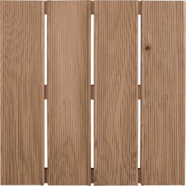 DALLE DE TERRASSE EN MÉLÈZE 100% NATUREL 50 X 50 CM ÉPAISSEUR 3 CM