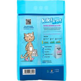 LITIÈRE AGGLOMÉRANTE NATURELLE POUR CHAT À L’ARGILE BENTONITE BLANCHE SUPER WHITE 5 L