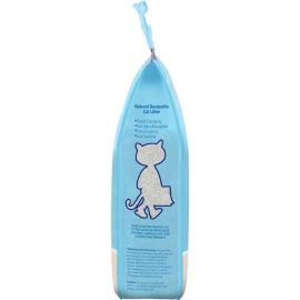 LITIÈRE AGGLOMÉRANTE POUR CHAT À L’ARGILE BENTONITE BLANCHE NATURELLE PARFUM SAVON 10 L