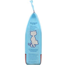 LITIÈRE AGGLOMÉRANTE POUR CHAT À L’ARGILE BENTONITE BLANCHE NATURELLE PARFUM POUDRE POUR BÉBÉ 10 L