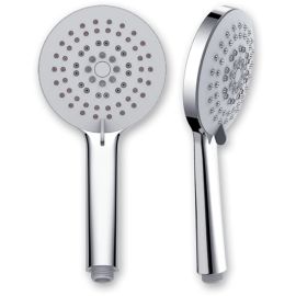 DOUCHETTE TECH CHROMÉE 118 MM À 5 JETS ANTI-CALCAIRE