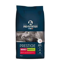 CROQUETTES PRESTIGE CHAT ADULT MULTI VOLAILLE ET LÉGUMES 10 KG