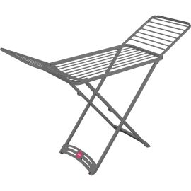 SÈCHE-LINGE GIMI GRAFITE 20 MÈTRES EN RÉSINE NOIRE AVEC AILES REPLIABLES