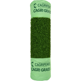 CLÔTURE EN HERBE ARTIFICIELLE DÉCORATIVE SUR FILS GALVANISÉS 1X10 MÈTRES