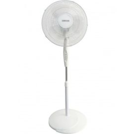 VENTILATEUR SUR PIED BLANC 40 CM 45 W 3 LAMES 3 VITESSES OSCILLANT KRÖHLER