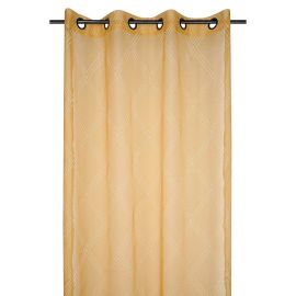 VOILAGE SPRINGFIELED MOUTARDE 140X260 CM