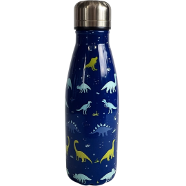 GOURDE MÉTALLIQUE 350 ML POUR ENFANTS AVEC 4 MOTIFS DIFFÉRENTS