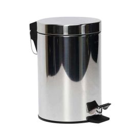 POUBELLE À PÉDALE 20 LITRES EN ACIER INOXYDABLE