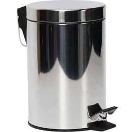 POUBELLE À PÉDALE EN ACIER INOXYDABLE 40 LITRES AVEC SEAU INTÉRIEUR AMOVIBLE