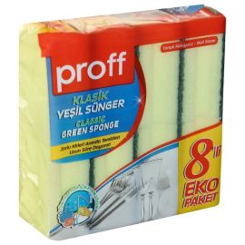 ÉPONGE POUR LAVE VAISSELLE 8 PIÈCES PROFF