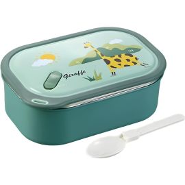 LUNCH BOX EN ACIER INOXYDABLE AVEC SÉPARATEUR 20X13,5X8,1 CM