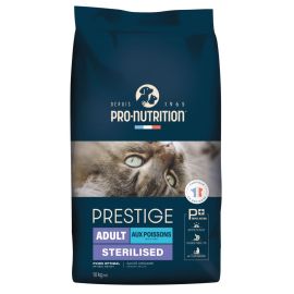 CROQUETTES PRESTIGE POUR CHAT ADULTE STERILISÉ AU POISSON 10 KG