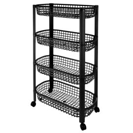 CHARIOT DE MÉNAGE ROULANT À 4 NIVEAUX SAINT MARIN