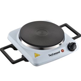 PLAQUE DE CUISSON 1 FEU BLANC 1500 W TECHWOOD