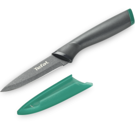 COUTEAU D’OFFICE TEFAL FRESH KITCHEN 9 CM ANTIADHÉSIF AVEC ÉTUI DE PROTECTION