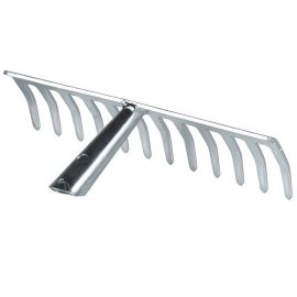 RÂTEAU DE JARDINAGE EN ACIER GALVANISÉ 12 DENTS 29,5 CM KINZO