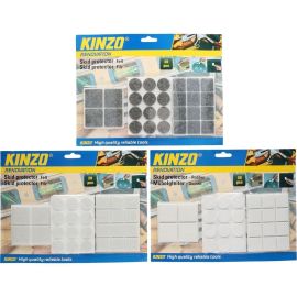 LOT DE 28 PATINS DE PROTECTION ANTIDÉRAPANTS AUTOCOLLANTS KINZO