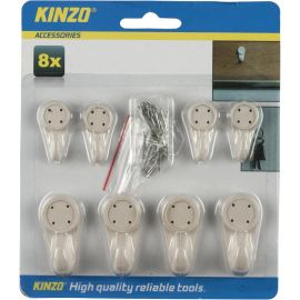 CROCHETS 8 PIÈCES KINZO