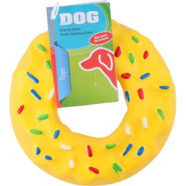 JOUET POUR CHIEN EN FORME DE DONUT AVEC SON