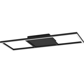 PLAFONNIER DEL EN ALUMINIUM ET ACIER NOIR CALAGRANO-Z