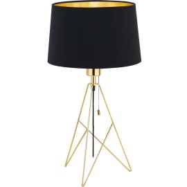 LAMPE DE TABLE LAITON EN ACIER CAMPORALE