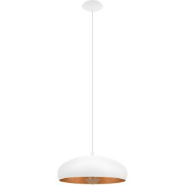 SUSPENSION EN ACIER BLANC ET CUIVRE MOGANO 1 EGLO