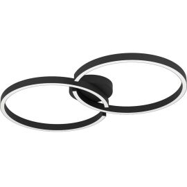 PLAFONNIER LED RGB NOIR AMANDOLO EGLO