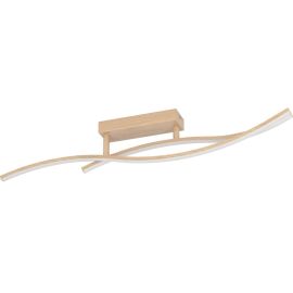 PLAFONNIER LED EFFET BOIS/BLANC GRISOLIA EGLO