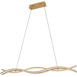 SUSPENSION LED MARRON CLAIR LASANA 4 EGLO